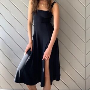 Wilfred Free Libra Midi Dress in Navy XS